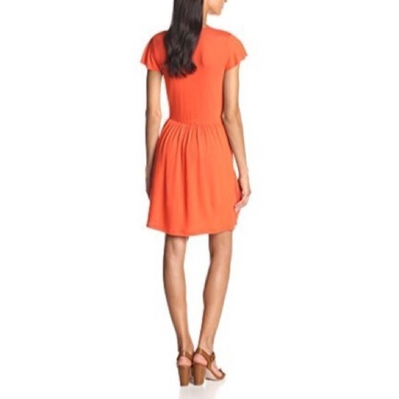 KENSIE Drapey French Terry Short Sleeve Dress - Picture 3 of 6